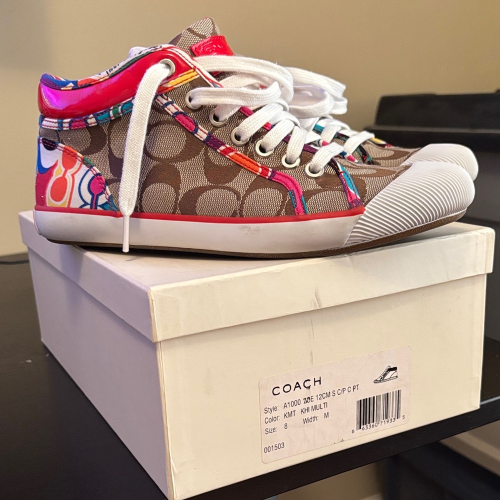 Coach Zoe Jacquard sneakers